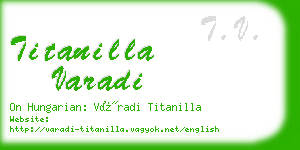 titanilla varadi business card